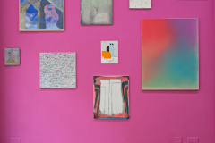 Ausschnitt-rosa-Wand